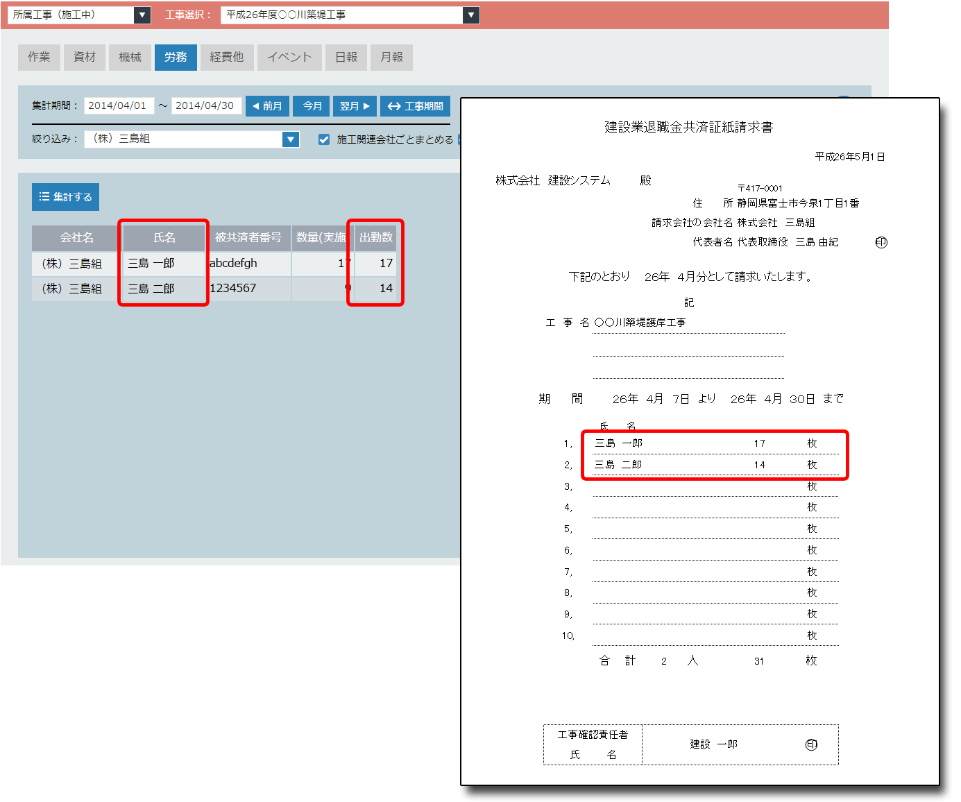 集計結果